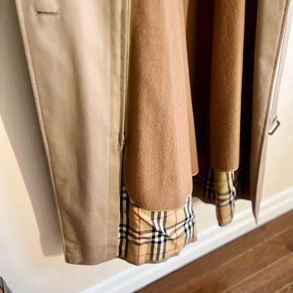 Burberry Men’s Wool Lined Removable Trench Coat Nova Check - Picture 13 of 16